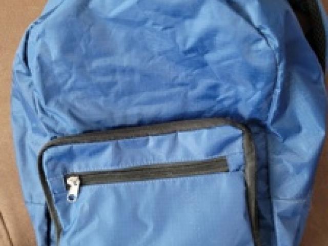 leichter blauer Rucksack - 1